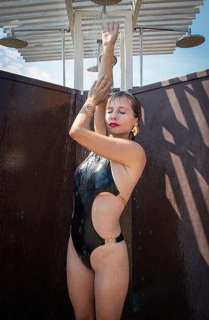 roll in shower