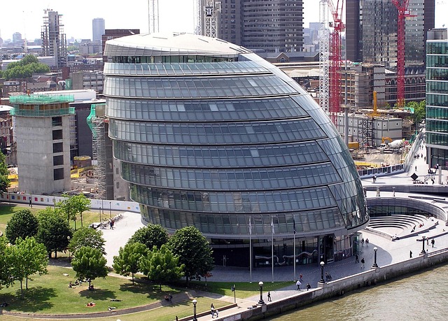 office building paving