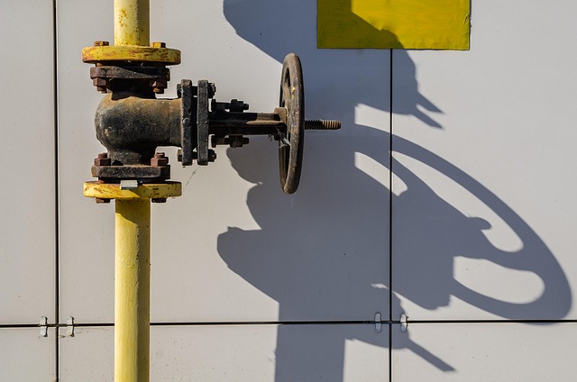 natural gas line