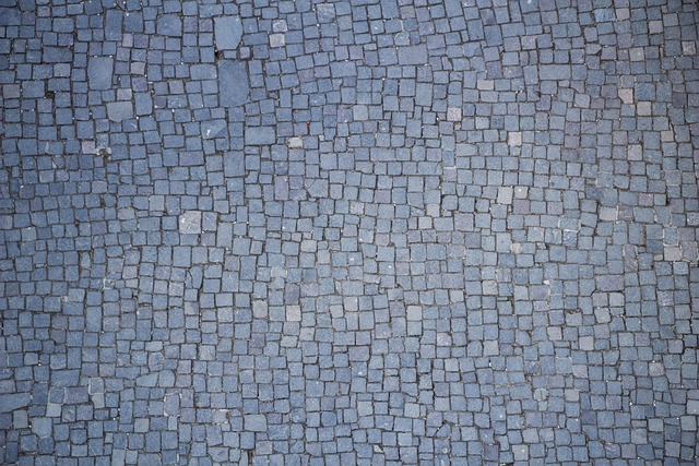 cobblestone paving