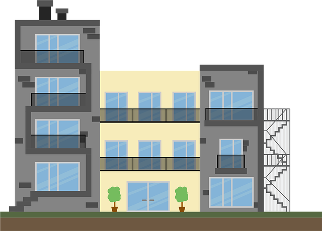 office building paving