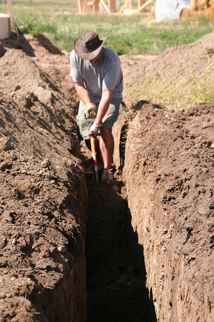 sewer trenching