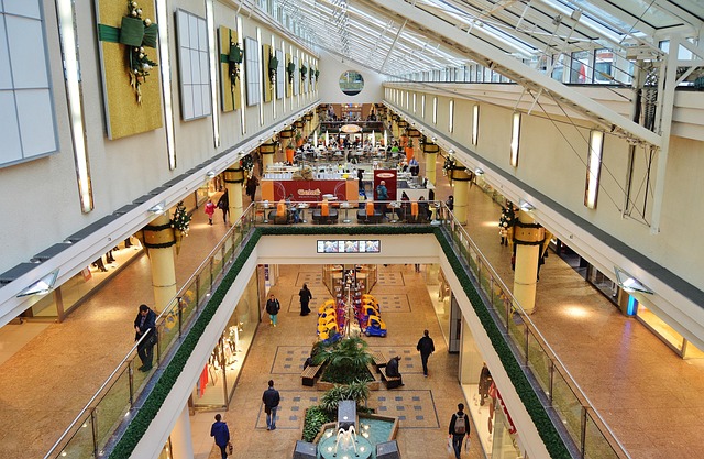shopping center paving
