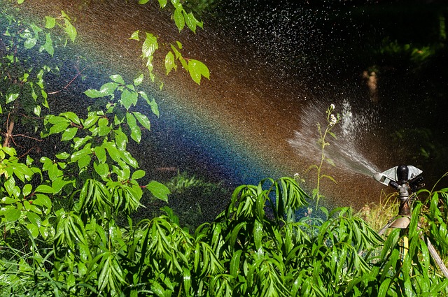 sprinkler leak repair