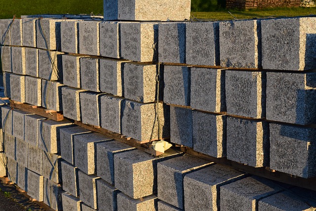 cobblestone paving