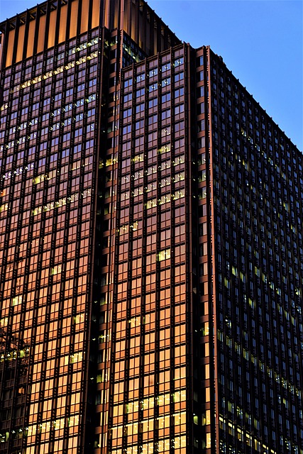 office building paving