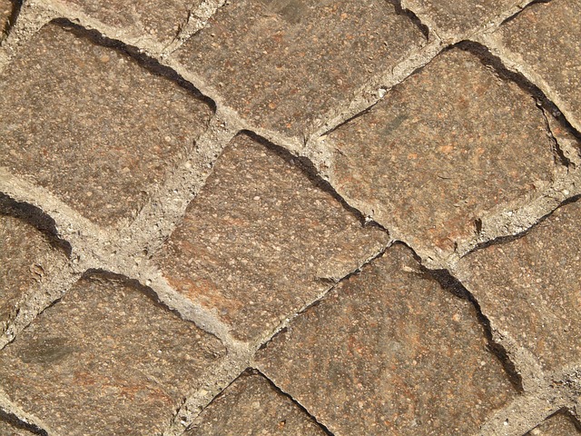 cobblestone paving