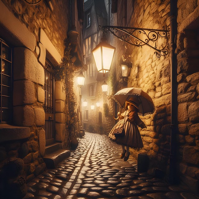 cobblestone paving