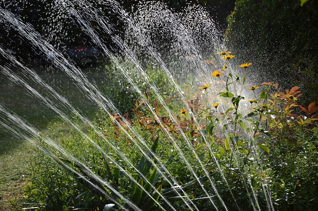 sprinkler leak repair